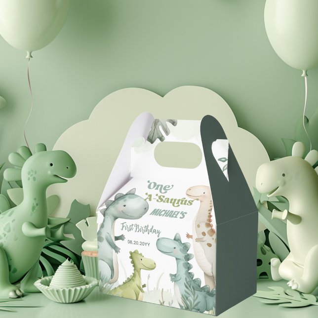 Regalos Caja de Favoritos para Cumpleaños de Dinosaurio On (Subido por el creador)