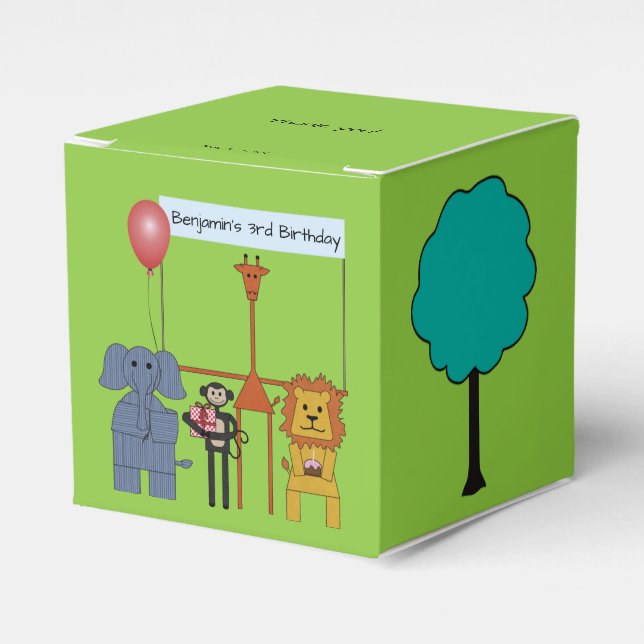 Regalos Caja de Favoritos para Fiesta de Cumpleaños de Ani (Costado Anverso)