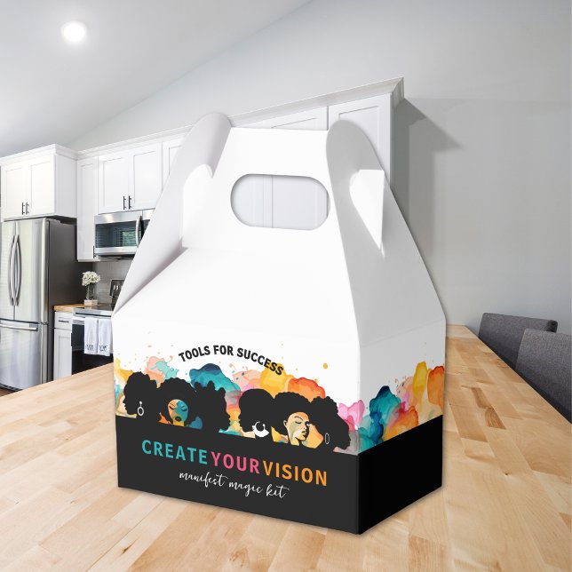 Regalos Caja de Favoritos para Kit de Fiesta de Tablero de (Vision Board Party Supply Kit)
