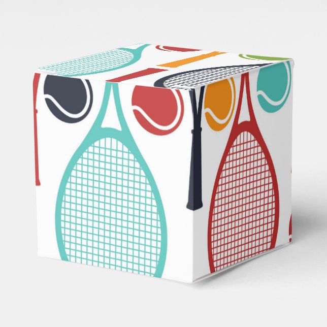 Regalos Caja de Fiestas de tenis para decoraciones de teni (Costado Anverso)