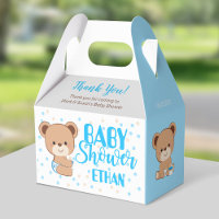 Caja de hornillos Baby Shower Bear para bebé - Niñ