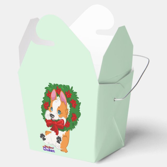 Regalos Caja de regalo Corgi para navidades (Abierto)
