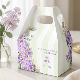 Regalos Caja de regalo de lila púrpura para boda
