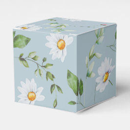 Regalos Caja de regalo de margarita azul para fiesta de bo