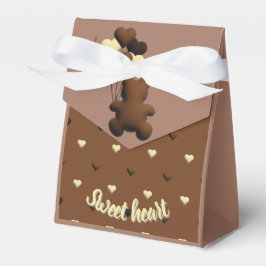 Regalos Caja de regalo de oso de chocolate lindo para baby