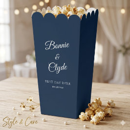 Regalos Caja de regalo de palomitas de maíz Navy para cele