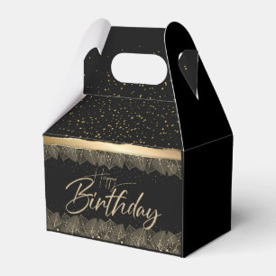 Regalos Caja de regalo elegante para cumple con hojas