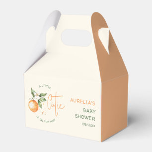 Regalos Caja de regalo para baby shower de naranja citrus