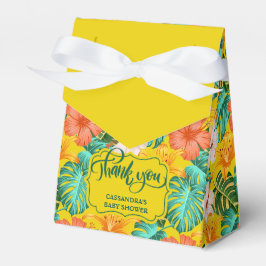 Regalos Caja de regalo para baby shower Tropical Hawaiian 