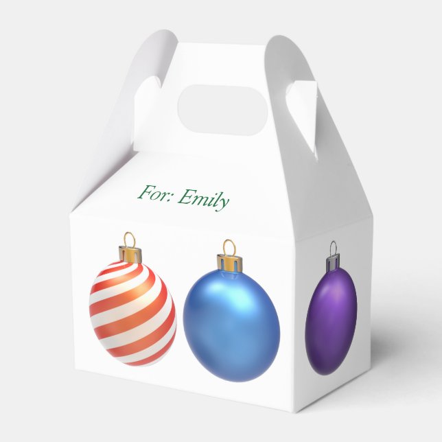 Regalos Caja de regalo para Navidades decorados, envoltura (Front Side)