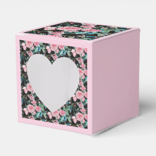 Regalos Caja de regalo para té de fiesta floral rosa shabb