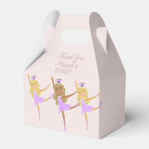 Regalos Caja de regalo rosa de bailarinas para cumpleaños 