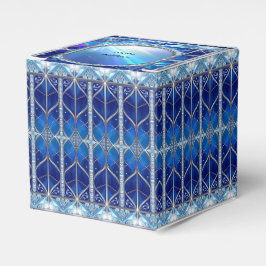 Regalos Caja decorativa azul para regalo de fiesta