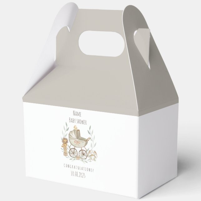 Regalos Caja fuerte de ducha para bebés (Anverso)