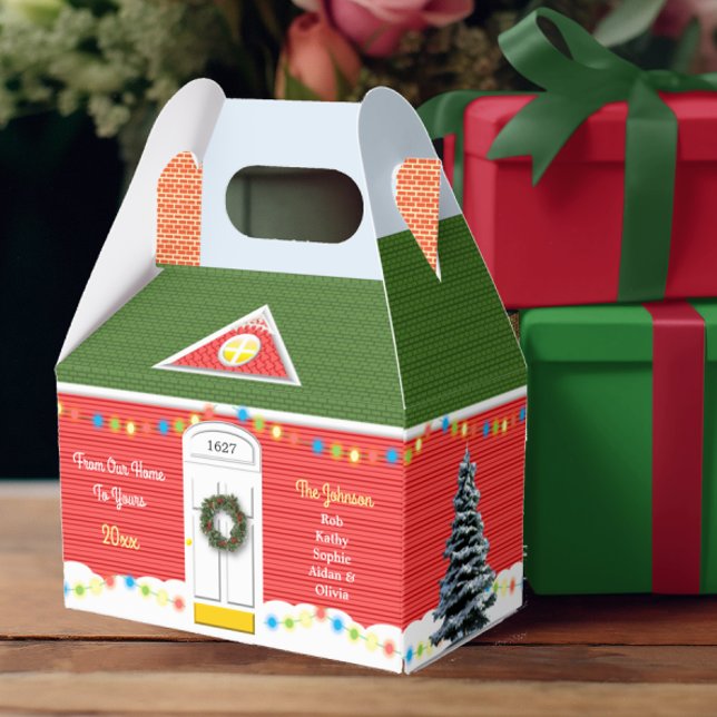 Regalos Caja navideña personalizada para el hogar de los n (Subido por el creador)