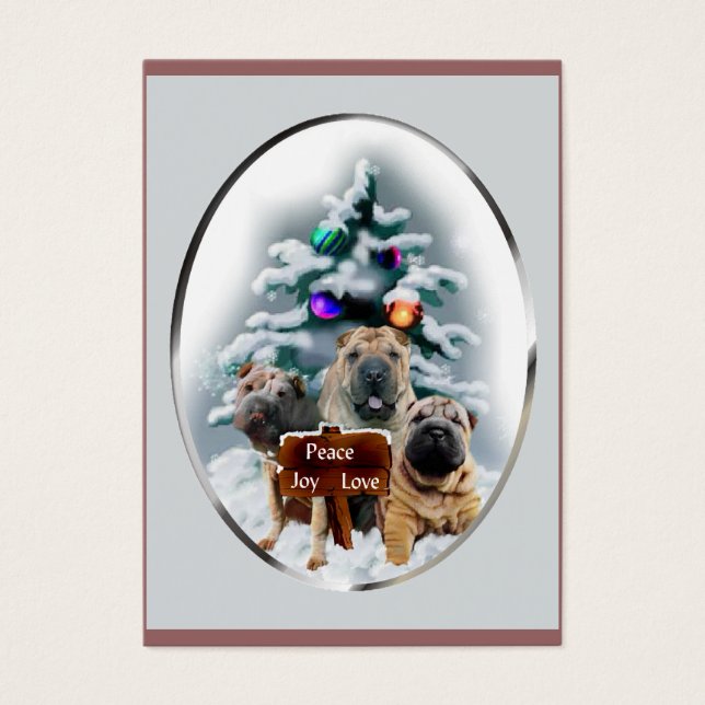 Regalos chinos de Navidades Shar-Pei (Frente)