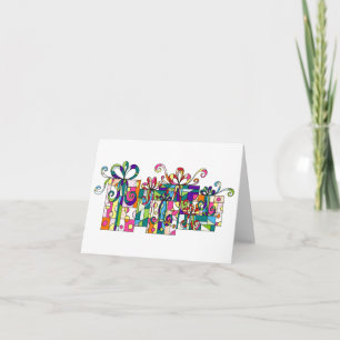 Regalos coloridos Notecard