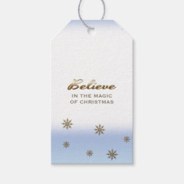 Regalos Creer en la magia de los Navidades. Etiquetas para