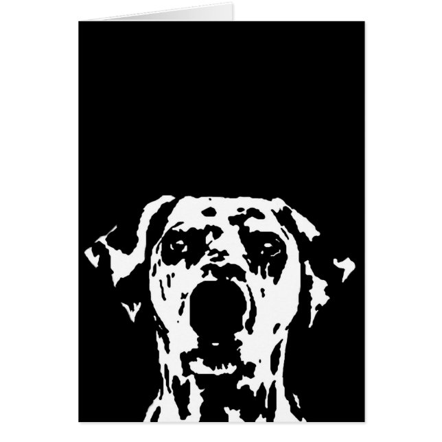 Regalos dálmatas - tarjeta (Frente)