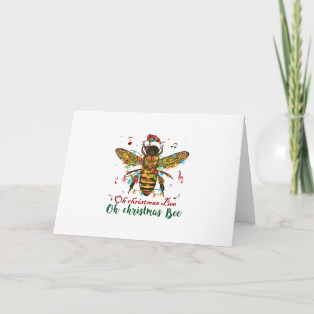 Regalos de abeja Oh Feliz Navidad (Anverso)