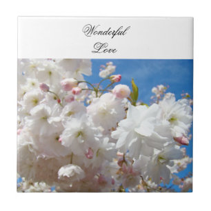 Regalos de Amor Maravilloso Baldosas Flores Bodas
