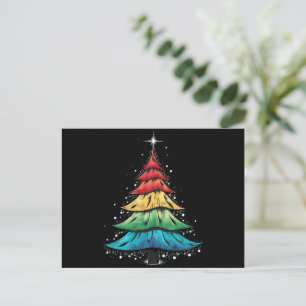 Regalos de árbol de navidad gay con la bandera arc
