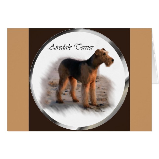 Regalos de arte de Airedale Terrier (Anverso (Horizontal))