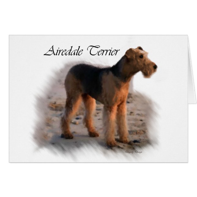 Regalos de arte de Airedale Terrier (Anverso (Horizontal))