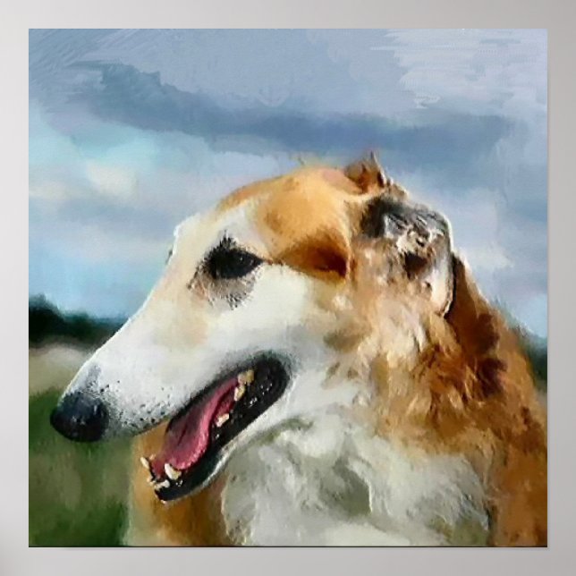 Regalos de arte de Borzoi (Frente)