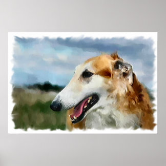 Regalos de arte de Borzoi