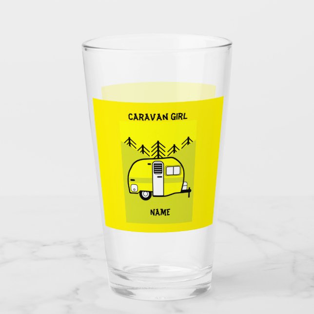 Regalos de arte de caravanas - Amo mi café de cara (Anverso)