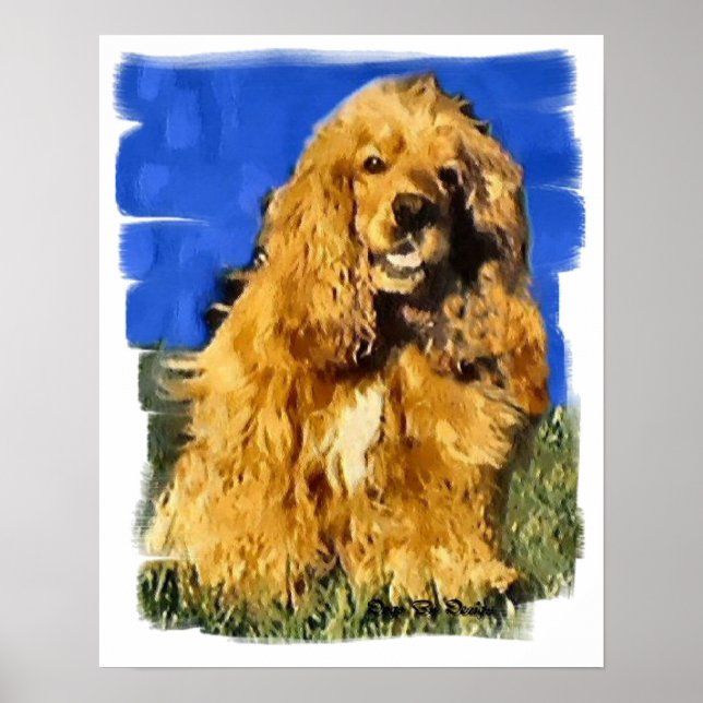 Regalos de arte de Cocker Spaniel (Frente)