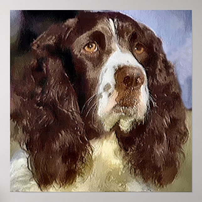Regalos de arte de English Springer Spaniel (Frente)