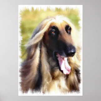 Regalos de arte de los hound afganos