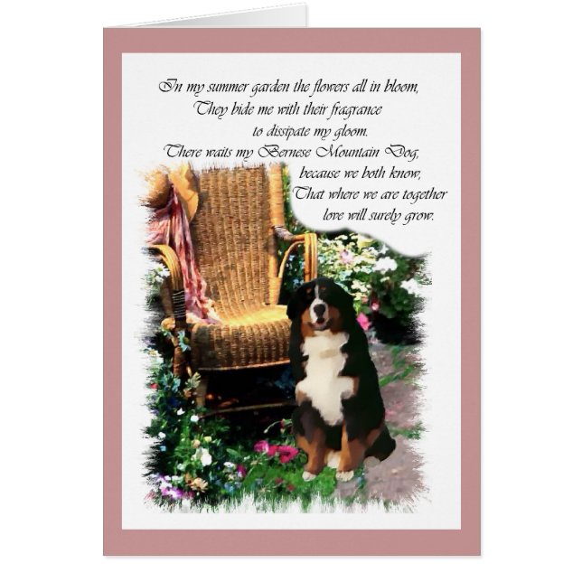 Regalos de arte de los perros de montaña de Bernes (Frente)
