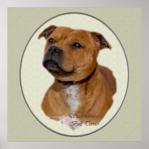 Regalos de arte de Staffordshire Bull Terrier