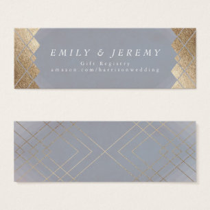 Regalos de Boda Gatsby Gray Gris Geométrico