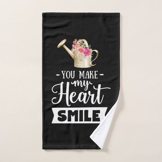 Regalos de boda | Me Haces Sonreír El Corazón (Toalla de mano)