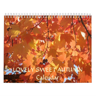 REGALOS DE CALENDARIO DE OTOÑO DULCE Y HERMOSO Abu