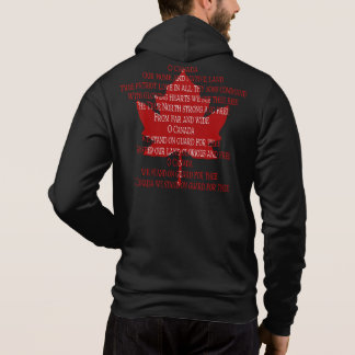 Regalos de Camisetas de Canadá con anthem Hoodie S