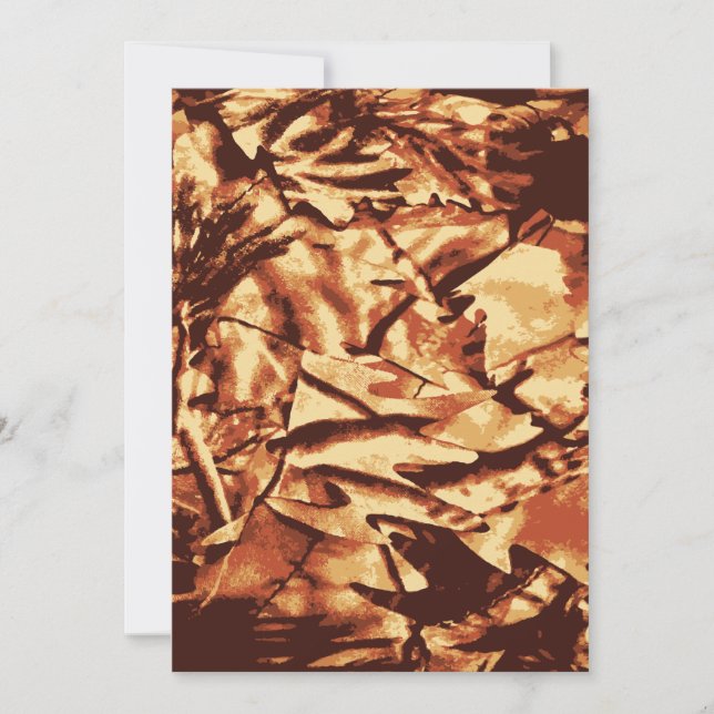 Regalos de camuflaje marrón para cazadores (Anverso)