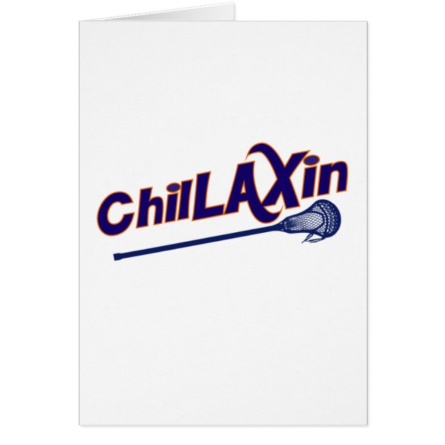 Regalos de Chillaxin LaCrosse LAX (Frente)