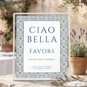 Regalos de Ciao Bella italiana Señal de Despedida