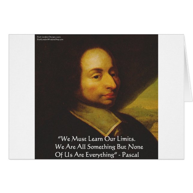 Regalos de citas de sabiduría de Pascal "Aprende l (Anverso (Horizontal))