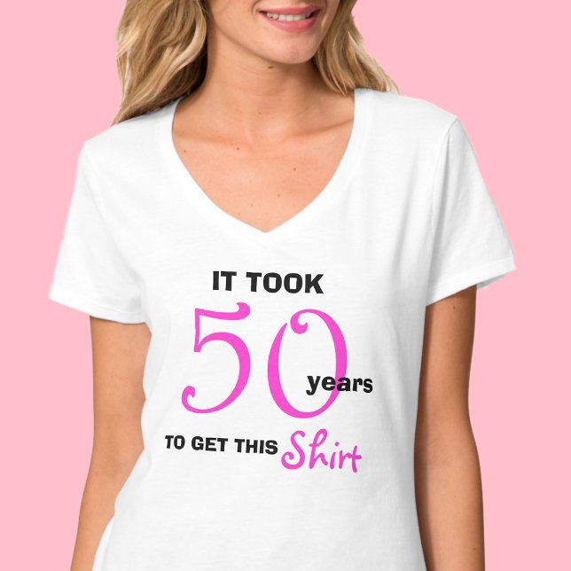 Regalos de cumpleaños 50 para camisetas de mujeres (Subido por el creador)
