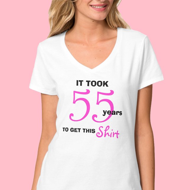 Regalos de cumpleaños 55 para su camiseta - Gracio (Subido por el creador)