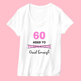 Regalos de cumpleaños 60 para camisetas de mujeres