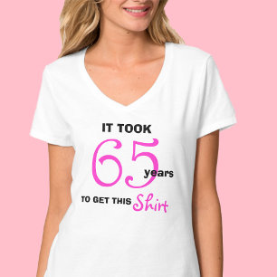 Regalos de cumpleaños 65 para su camiseta - Gracio