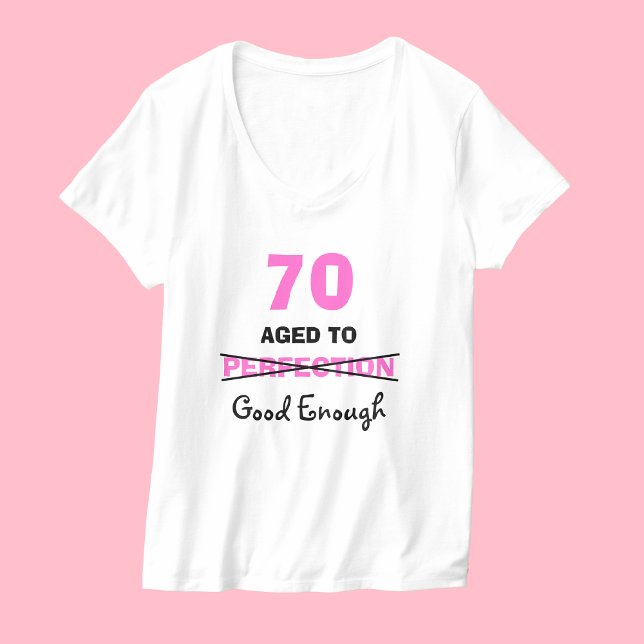 Regalos de cumpleaños 70 para camisetas de mujeres (Subido por el creador)