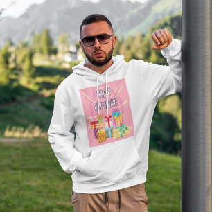 Regalos de Cumpleaños Feliz en Sudadera con Capuch